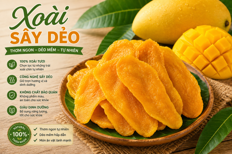 Xoài sấy dẻo