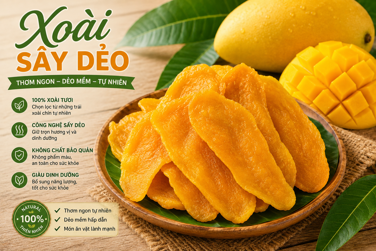 Xoài sấy dẻo